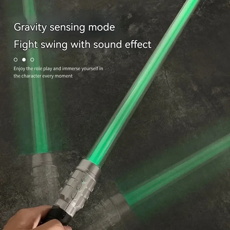 Laser Sword Star Retractable Lightsaber for Kids with Sound&Light, Parent-Child Interactive Toy Red Blue Green Glow Stick Sword