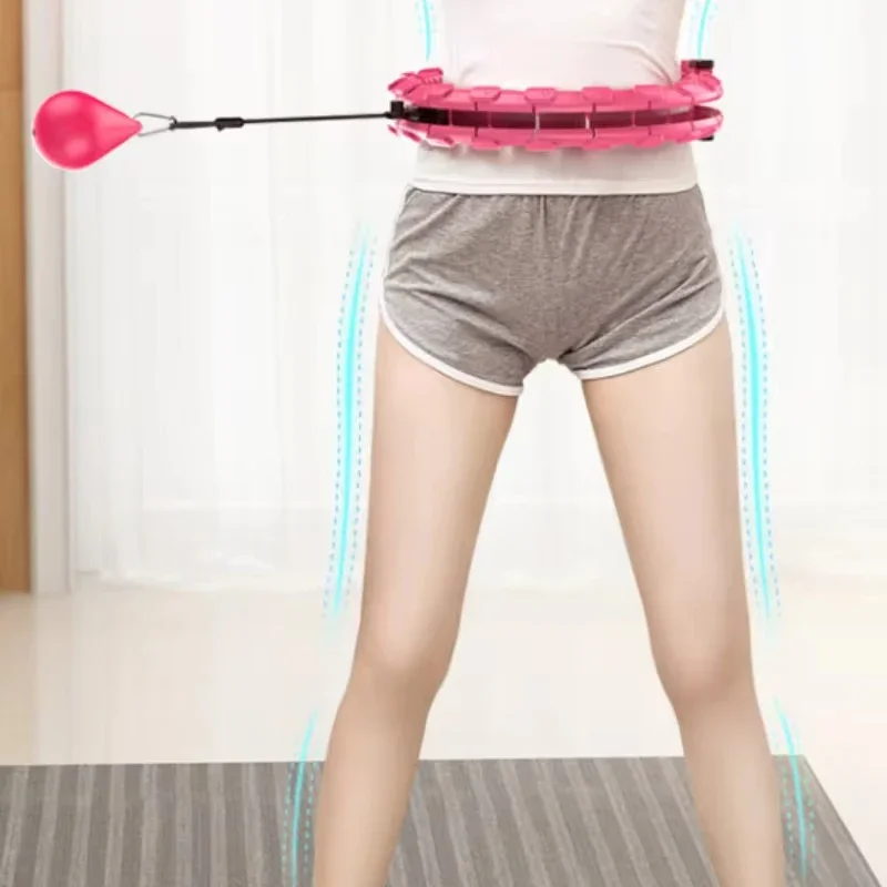 knot Fitness Smart Sport Hoop Adjustable Thin Waist Exercise Gym Equipment Special Detachable Massager Waist Easy loss fitness