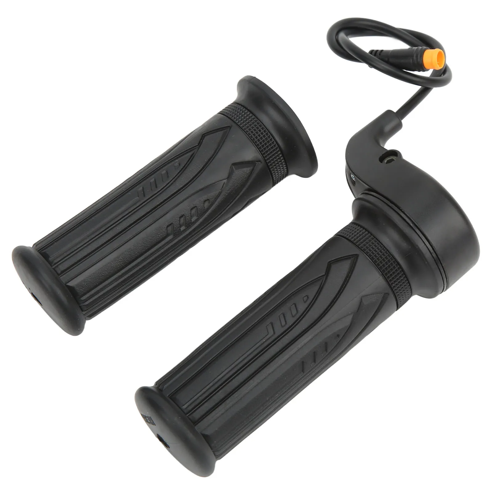 Electric Bike Throttle Grip 3 Pin Anti Slip 1 Pair Waterproof for 22.2mm Handlebar
