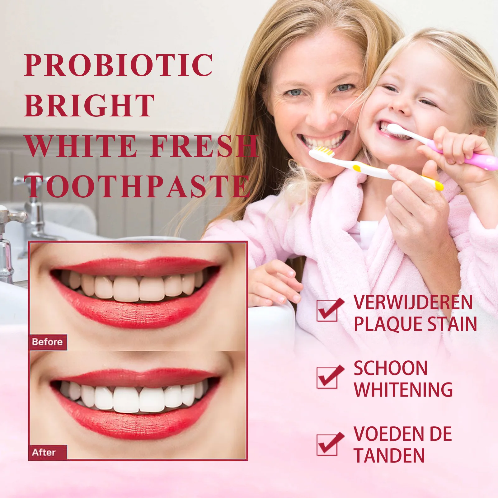 Probiotic Caries Toothpaste SP 4 Whitening Tooth Decay Repair Paste Teeth Cleaner Plaque Remover Fresh Breath Dental Care 120g