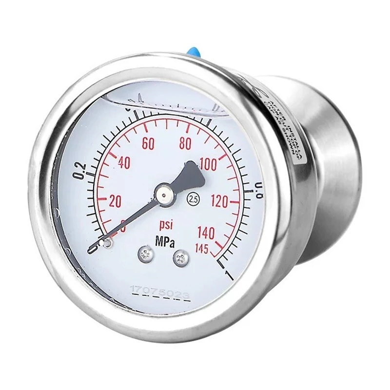 KF25 Vacuum Flange Manometer 0-0.4MPa Pressure Gauge SS304 Stainle KF25  Vacuum Flange Manometer 0- KF25 Vacuum Flange Manometer 0-0.6MPa Pressure Gauge SS304 Stainle
