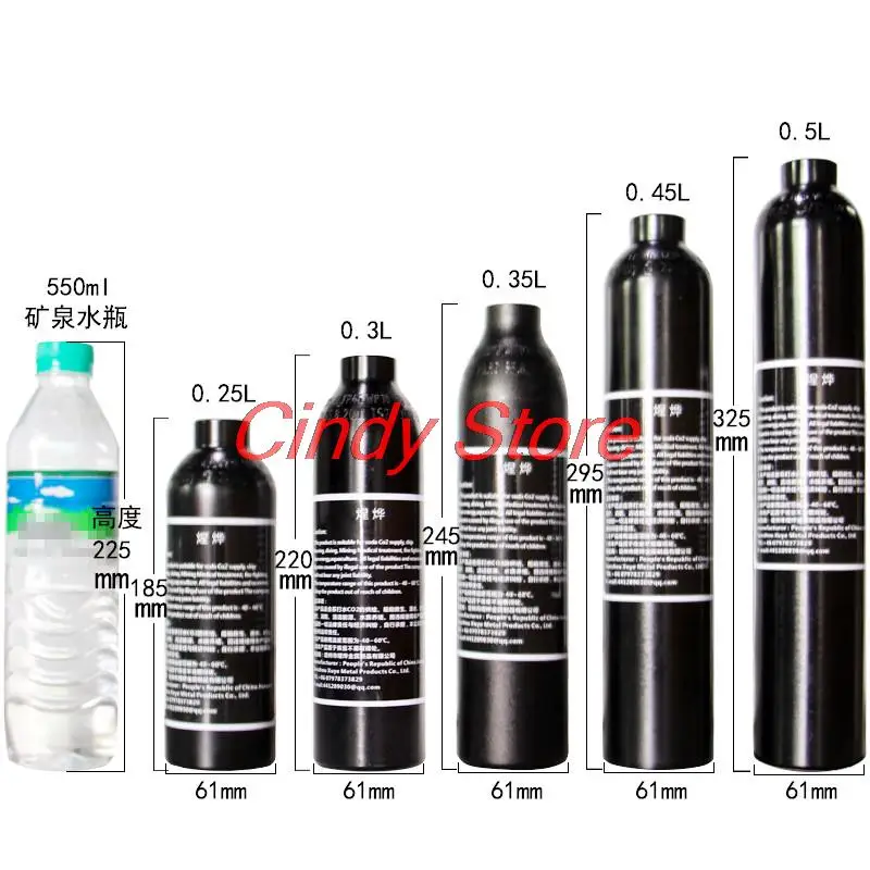 3000Psi Paintball Cilinder Aluminium CO2 Air Tank (Lege) veiligheid