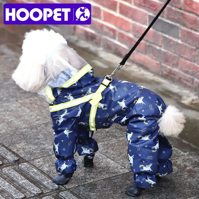 Dog Raincoat Waterproof Rain Overalls Raincoat Dogs Pet Waterproof