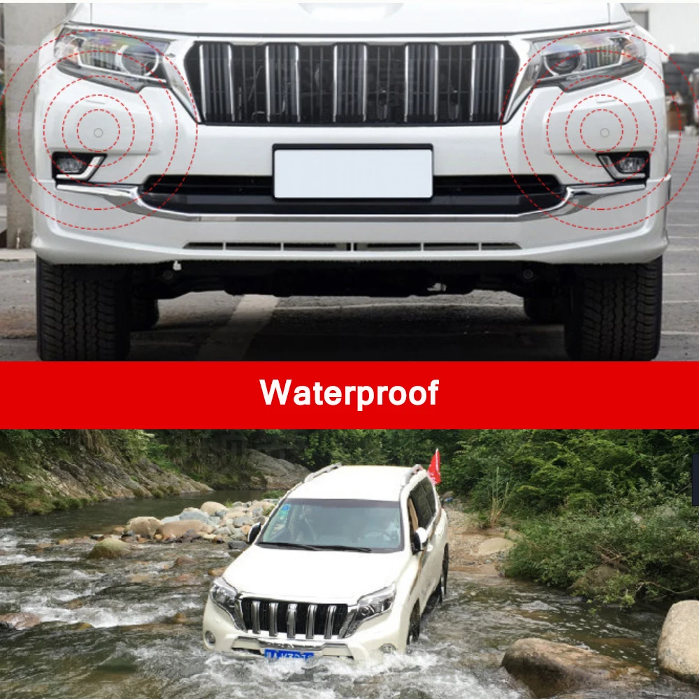 Retromarcia del Radar dell'auto parcheggio retromarcia dell'automobile Radar di retromarcia rilevatore di Monitor veicolo Parktronic parcheggio 8 sensori di Backup - S04b11d995c654d9f8867d5b22cae54453