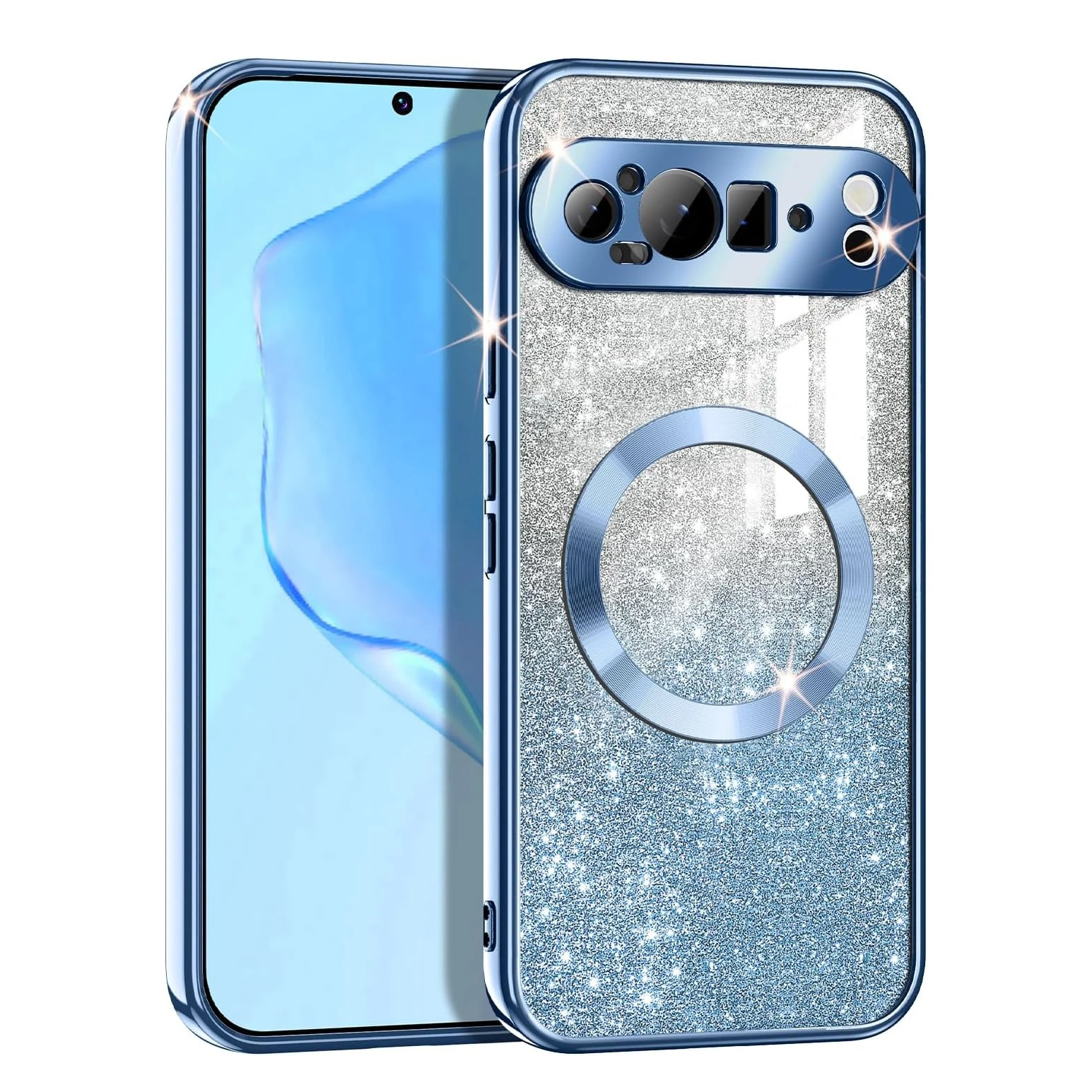 Luxury Gradient Glitter Phone Case - Soft Slim Design