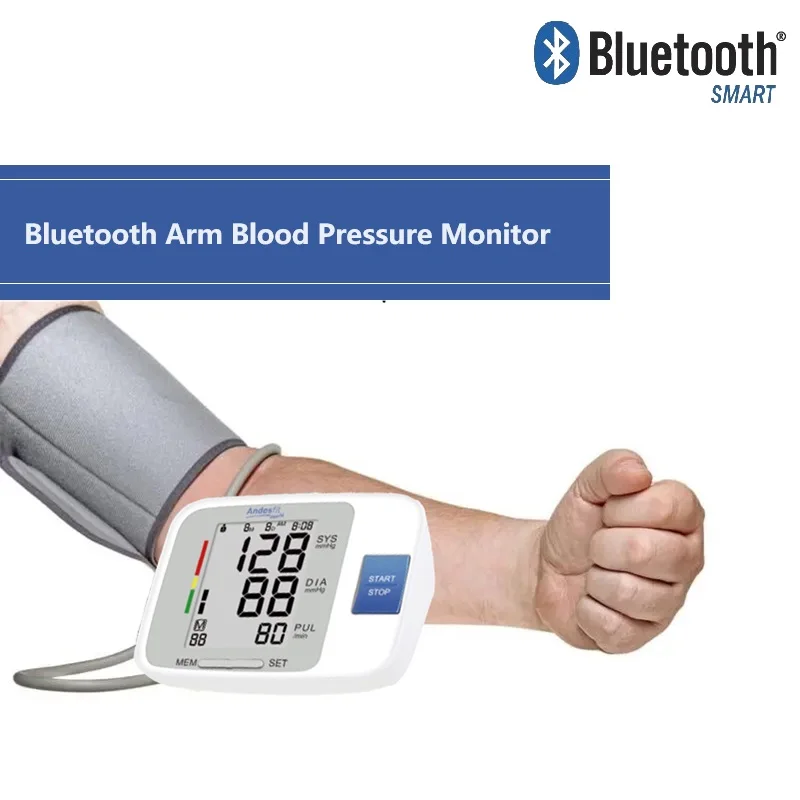 Bluetooth Arm Blood Pressure Monitor Home Medical Blood Pressure Monitoring gauge digital tensiometers pressure meter