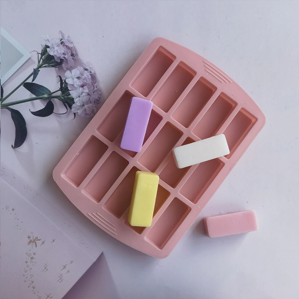 15Cavity Square Cake Baking Silicone Mold Jelly Chocolate Truffles