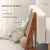 New Cat scratching board with vertical ball detachable scratching cat toy claw resistant to scrapping pet furniture 4