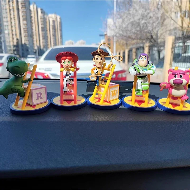Blind Box Toy Story Ladder Building Block Series, 1Pcs Cute Characters Collection Toy Table Decoration Per Inviare Amici E Lezioni