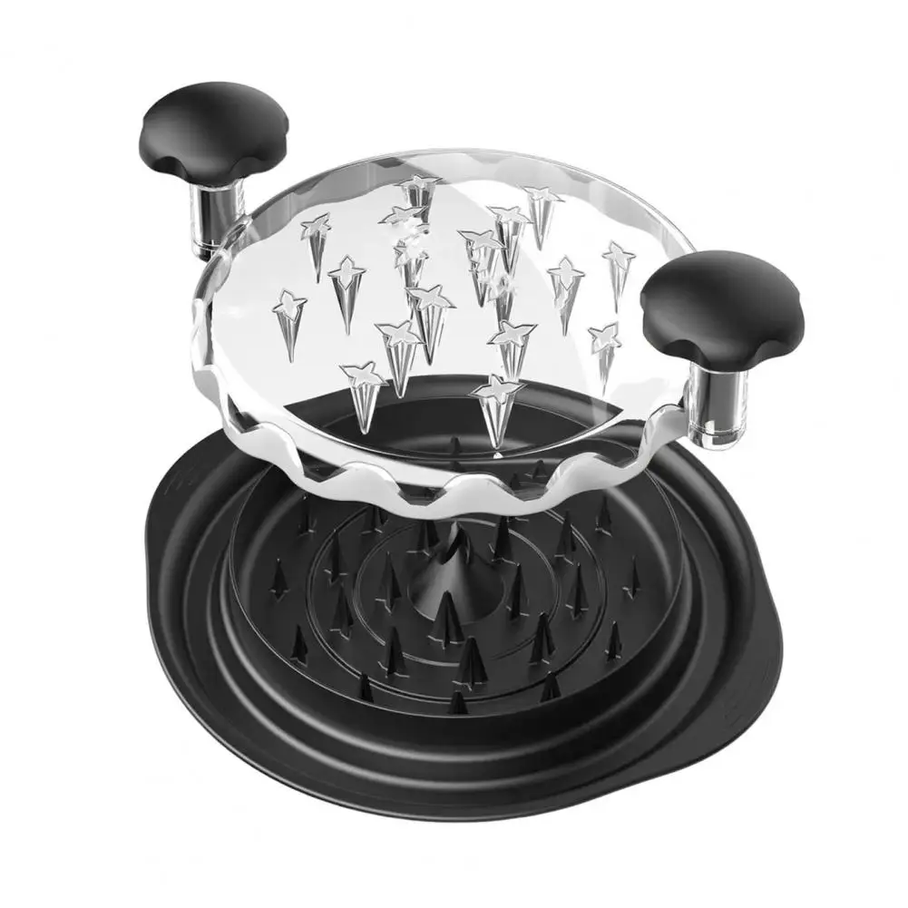Chicken Shredder Tool Time-saving Food Chopper Ergonomic Handle Chicken Shredder with Visible Lid Meat for Pork for Kitchen