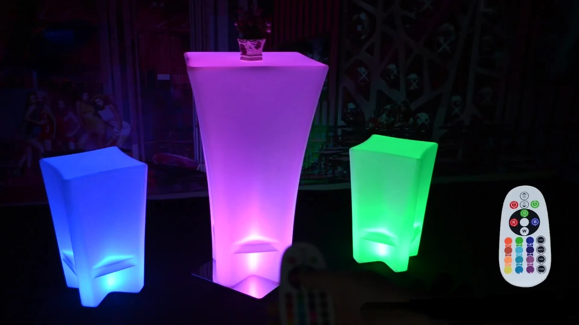 Arrival Creative Rechargeable PE Plastic Led Floor