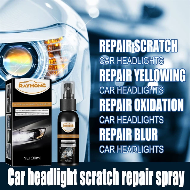 10/30ml Car Headlight Repair Fluid Headlight Polish Headlight Repair Kit  Refurbishment Liquid Car Headlight Restoration Wash Kit - AliExpress