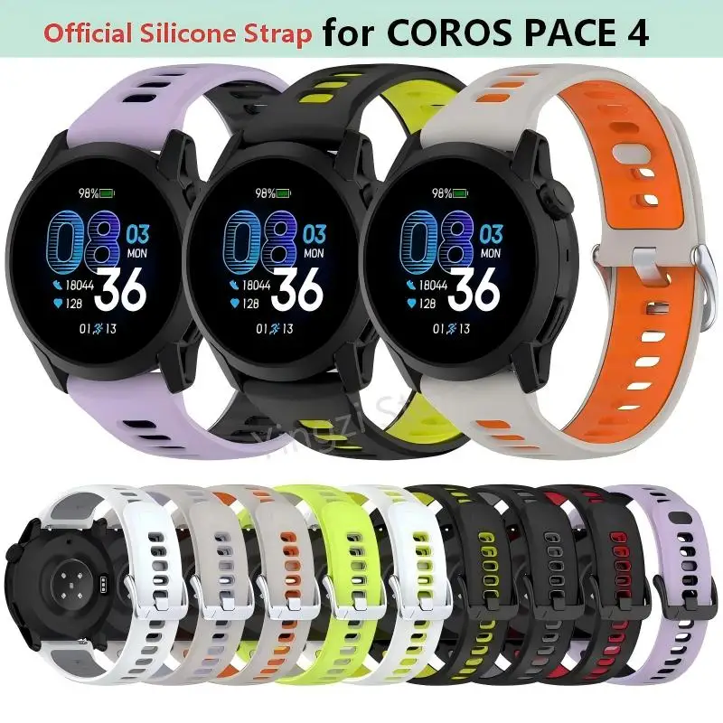 Premium Silicone Sport Strap - 22mm Watchband Bracelet