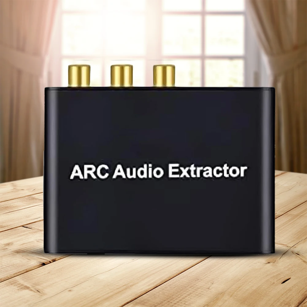 HDMI-Compatible ARC Audio Extractor ARC To SPDIF Coaxial L/R Stereo 3.5mm Jack Audio Converter for HDTV Soundbar Amplifier