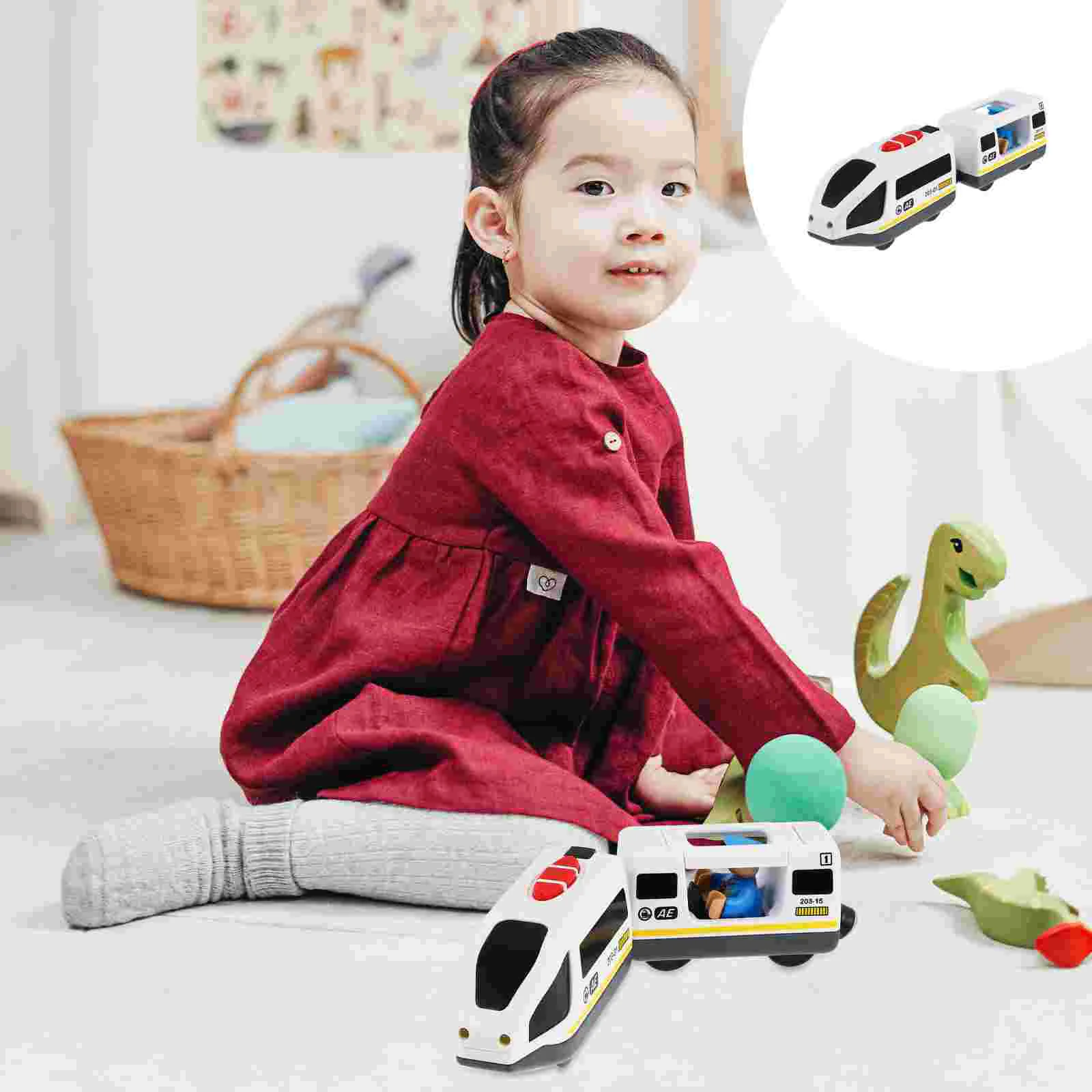 

Magnetic Locomotive Action Locomotive Train Engine Travel Train Set Children Electric Train for Toddler Children Train Plaything