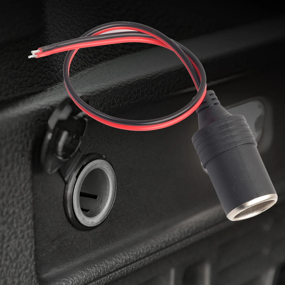 120W 12V Female Car Cigarette Lighter Electronics Accessories 10A Max. Female Socket Plug Connector Replacement Extension Parts