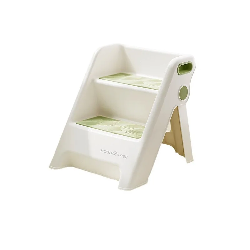 Kids Step Stool Multi Non-Slip Height Increasing Washstand Face Hand Washing Stepping Foldable Baby Potty Training Step Stools