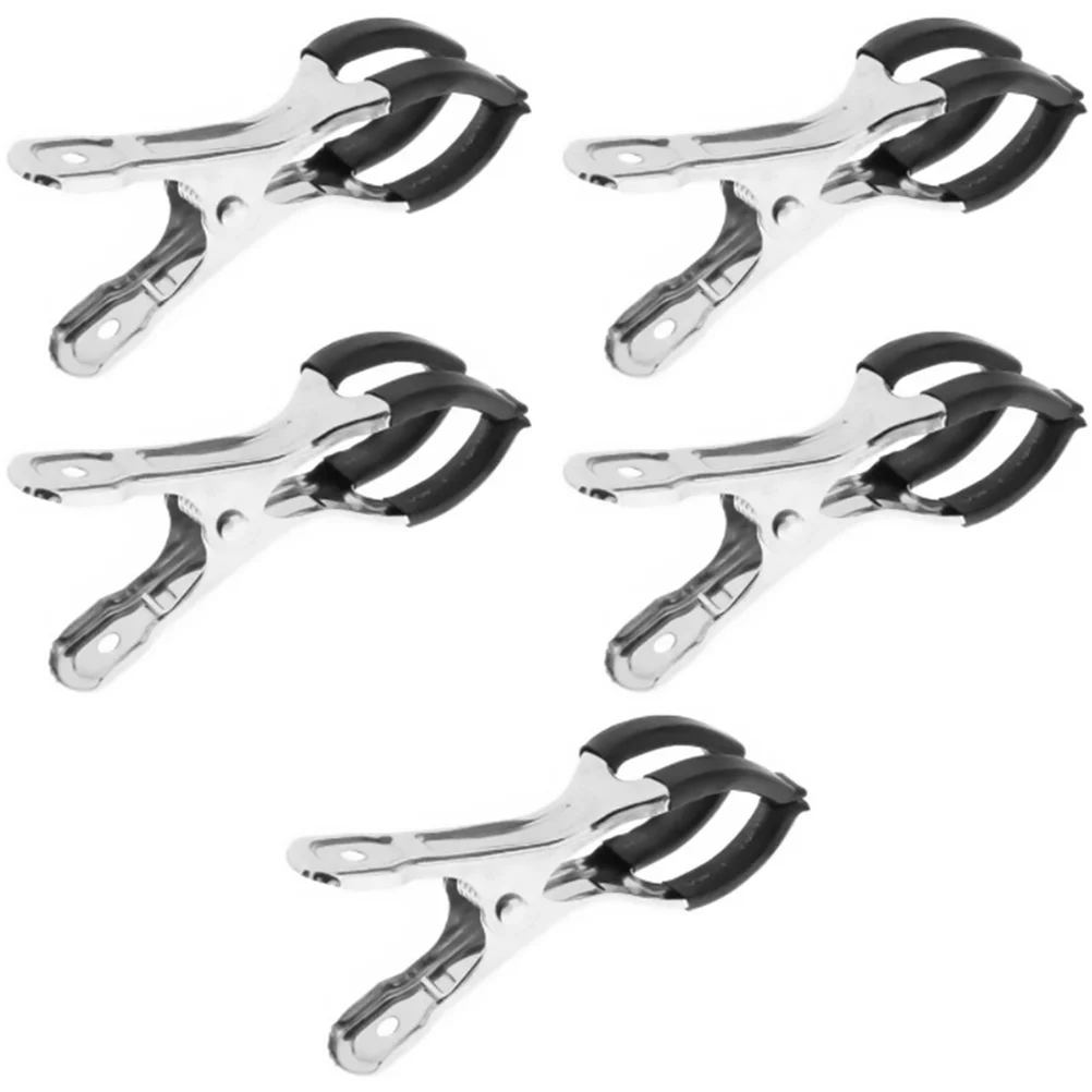 

5 Pcs Sax Spacer Clips Saxophone Parts Repair Flute Accessory Clarinet Supply Stainless Steel Material for Woodwind Instrument