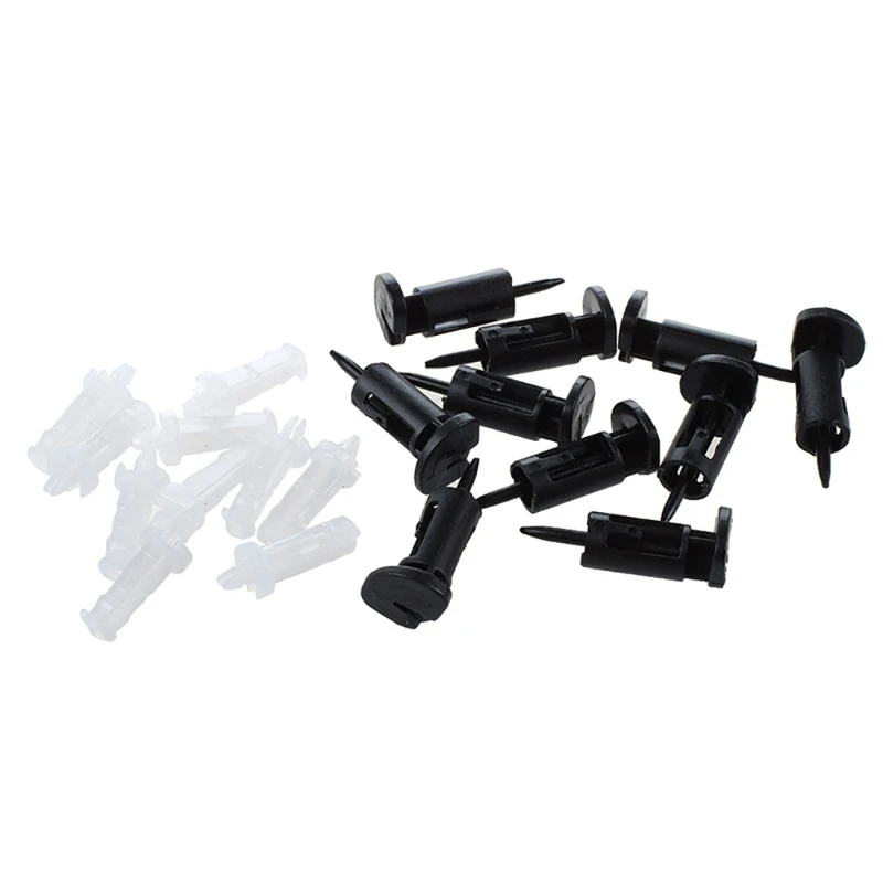 8 Pz Perno Di Montaggio Per Presa CPU LGA 775, Fermagli Per Dissipatore E Ventola Di Raffreddamento, In Plastica Nera E Bianca - 4