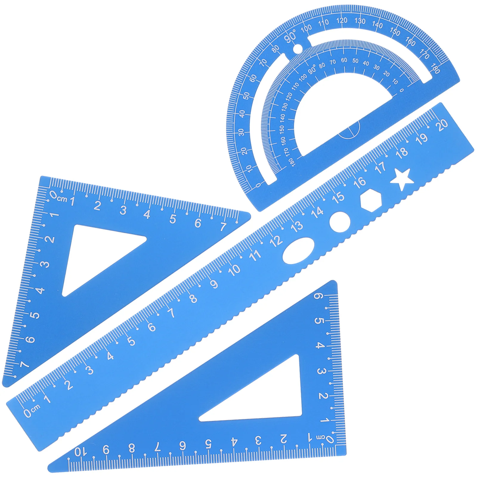 

Protractor Ruler Set Square Students Drawing Tools School Must Have Stationery Triangle Pupils