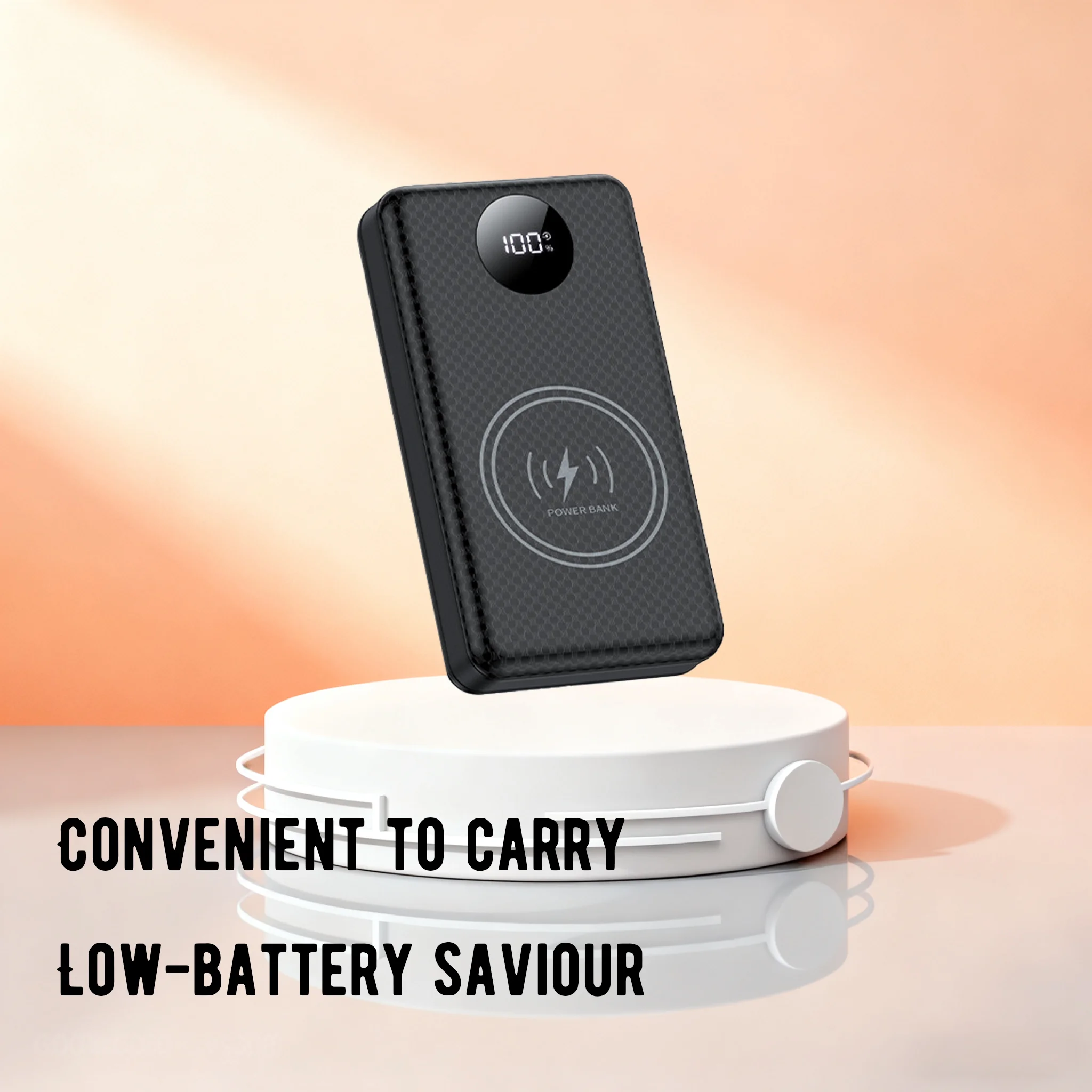 Portable Power Bank Battery Box Holder with Dual USB Charge