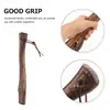 Wooden Campe Handle Replacement Hatchet Handle Outdoor Logging Campe Handle Long Curved Solid Durable Fitting Survival Hatchet 3