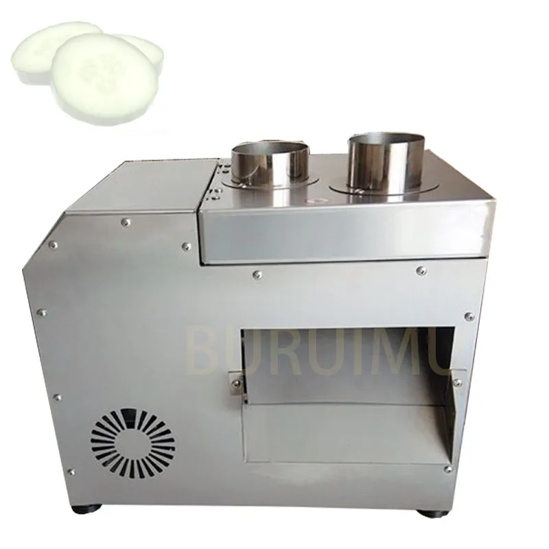 

220V Vegetable Cutting Machine Electric Potato Carrot Slicer Commercial Vegetable Fruit Cutter Slicing Machine