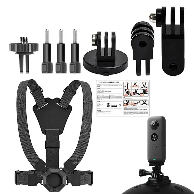 

Нагрудный ремень для Insta360 X3 Магнитный быстросъемный нагрудный ремень для Insta360 X3 экшн-камеры нагрудный ремень для Insta 360 X3