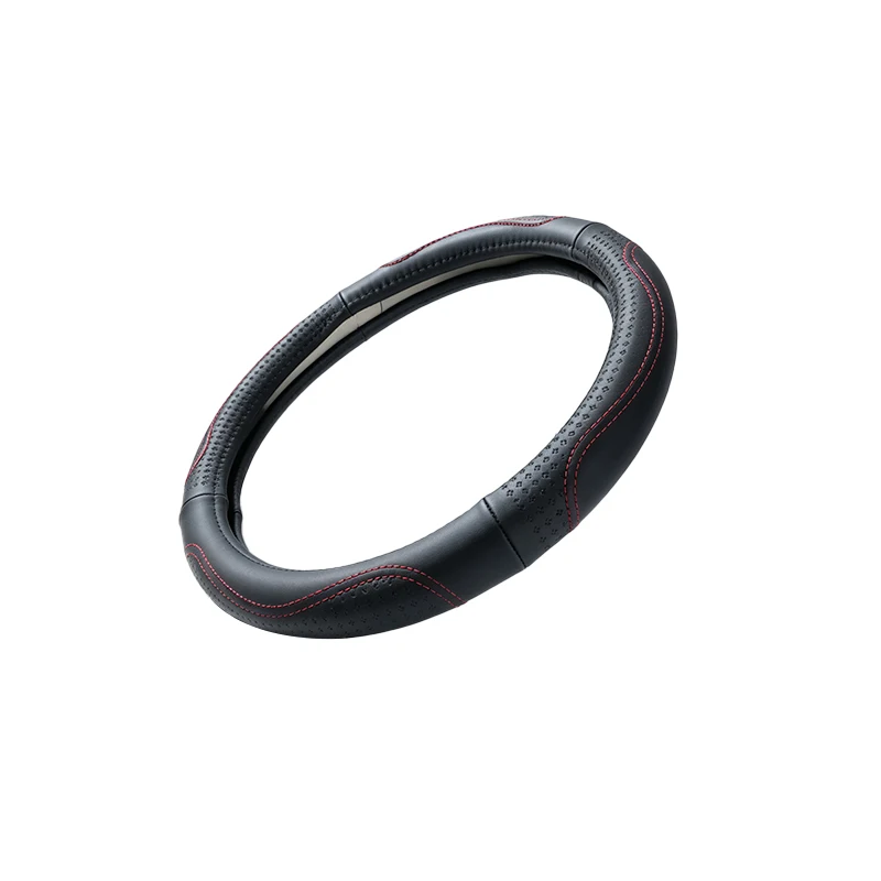 Adatto per volanti rotondi da 38 cm – Copertura protettiva resistente, adatta alla maggior parte dei modelli di auto standard. - immagine 3