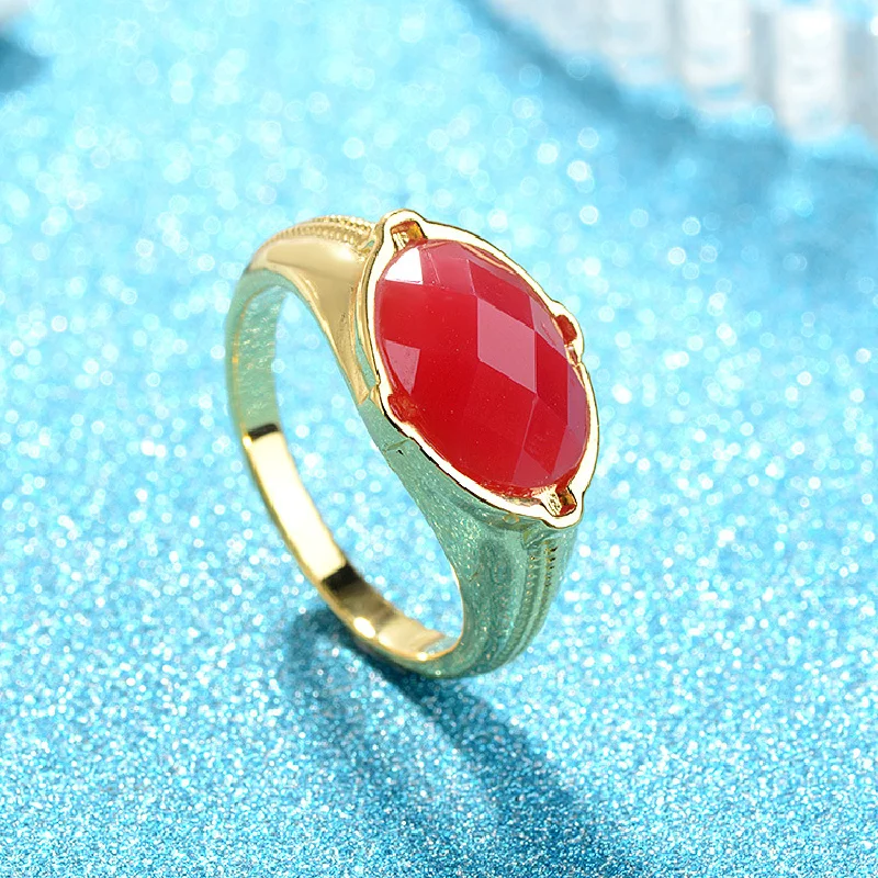 DER HERR DER RINGE Narya Gandalf Ring Von Feuer Schmuck Elf Drei Ringe Große Ringe Hobbit Mode