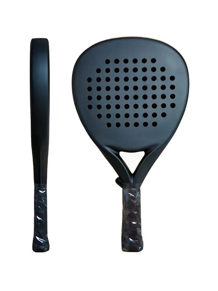 Professional Carbon Paddle Racket Soft EVA Face Tennis Raqueta With Padel Racket Bag For Men Women Training Accessories