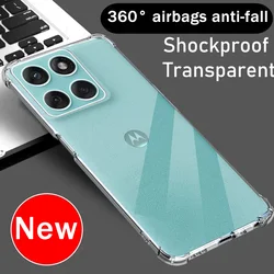 Soft TPU Transparent Clear Case with Shockproof Camera Protection for Edge 60 Fusion (Transparent)