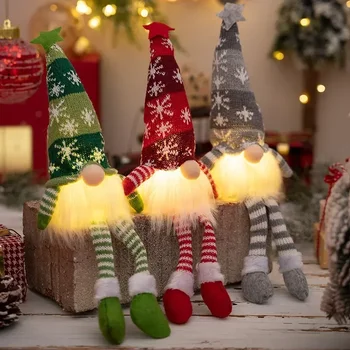 LED Christmas Faceless Gnome 1