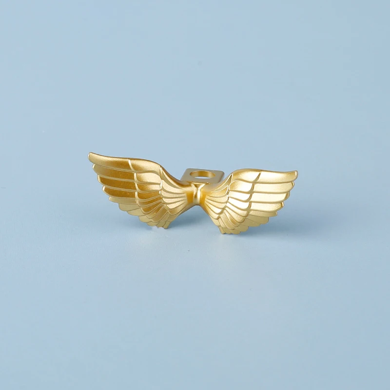 MOC Angle Golden Wings Building Blocks Kit Feather Animals Flying Horse Blocks Assemble Toys Compatible 3