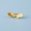MOC Angle Golden Wings Building Blocks Kit Feather Animals Flying Horse Blocks Assemble Toys Compatible 3