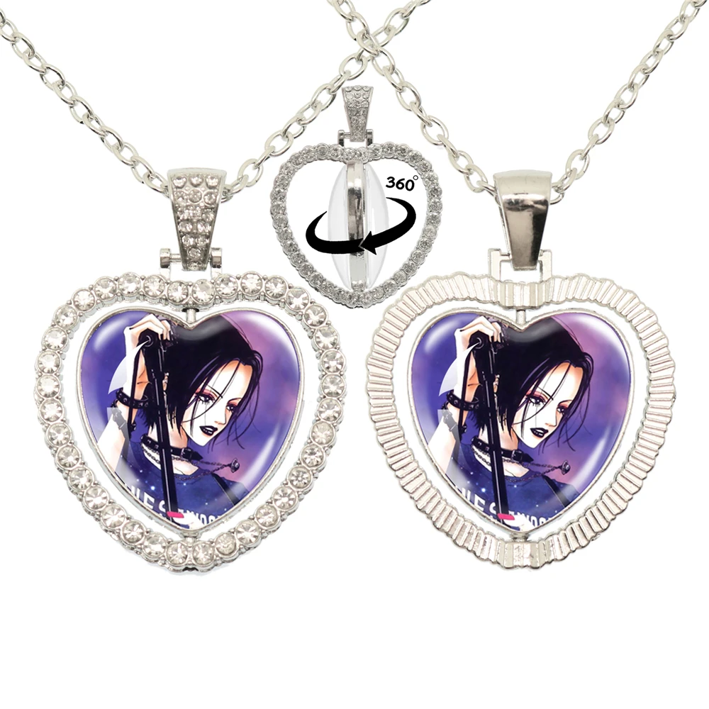 Collana Uomo In Metallo Argento Con Ciondolo A Forma Di Arma – Ispirata Agli Anime – Regalo Per Ragazzi
