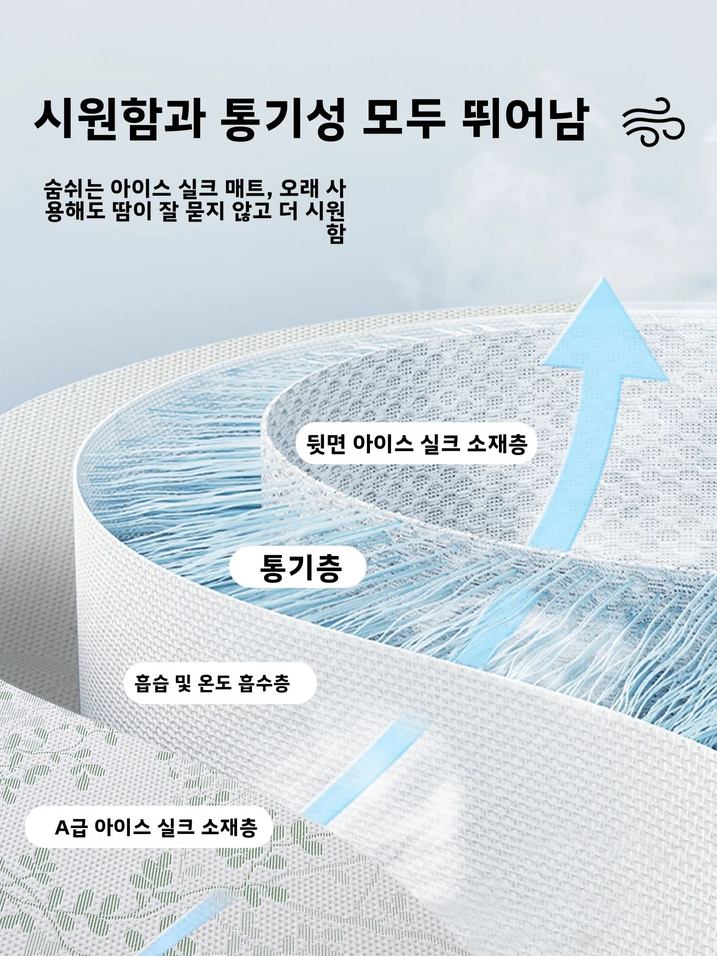 세탁기 사용 가능 여름용 빈아이스 실크 침구 이불 커버 듀벳 스타일 신상 2026 A급 용 통기성 우수