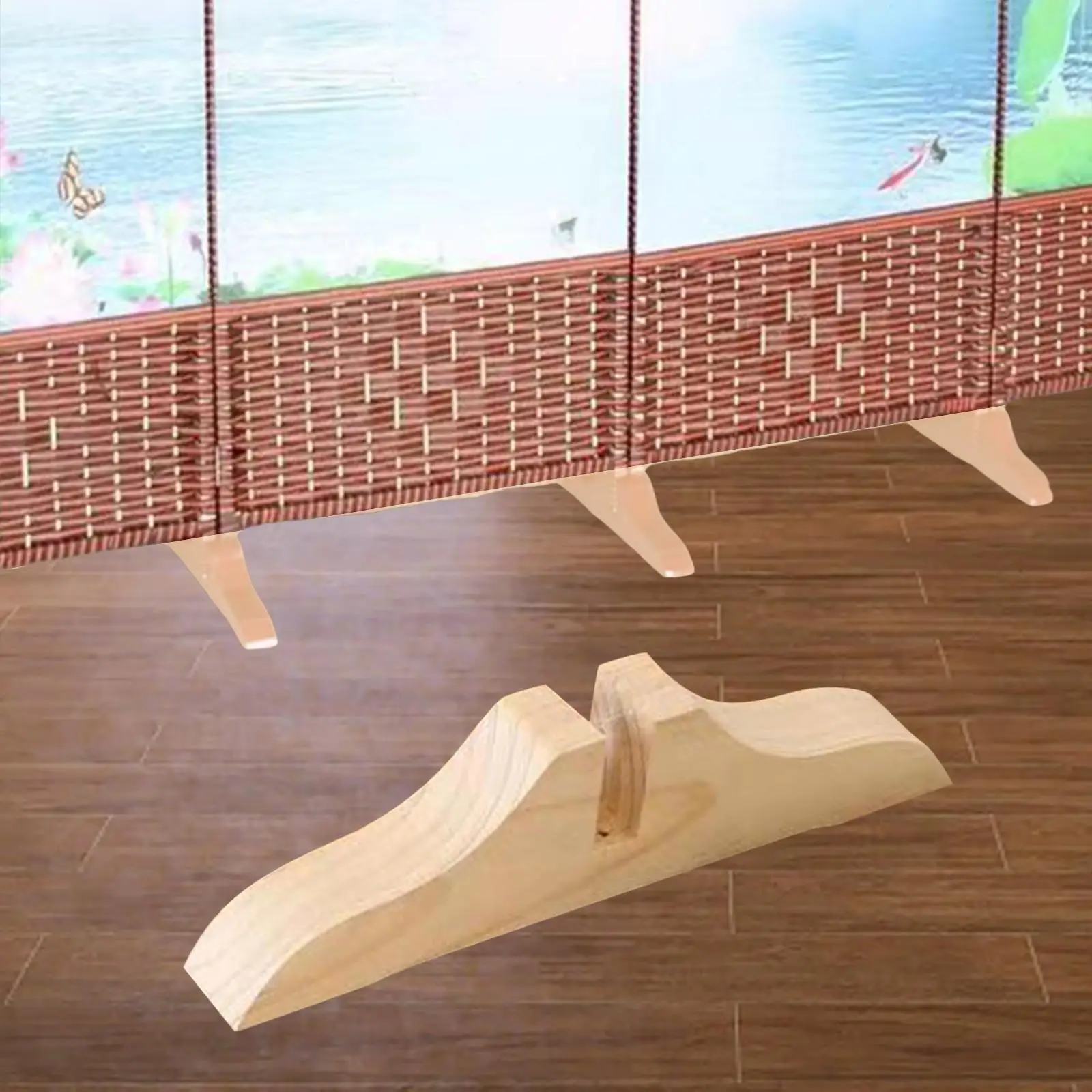 Room Divider Stand Easy to Install Decorative Room Panel Bracket Privacy Screen Holder for Tearoom Bedroom Office Hotel Home