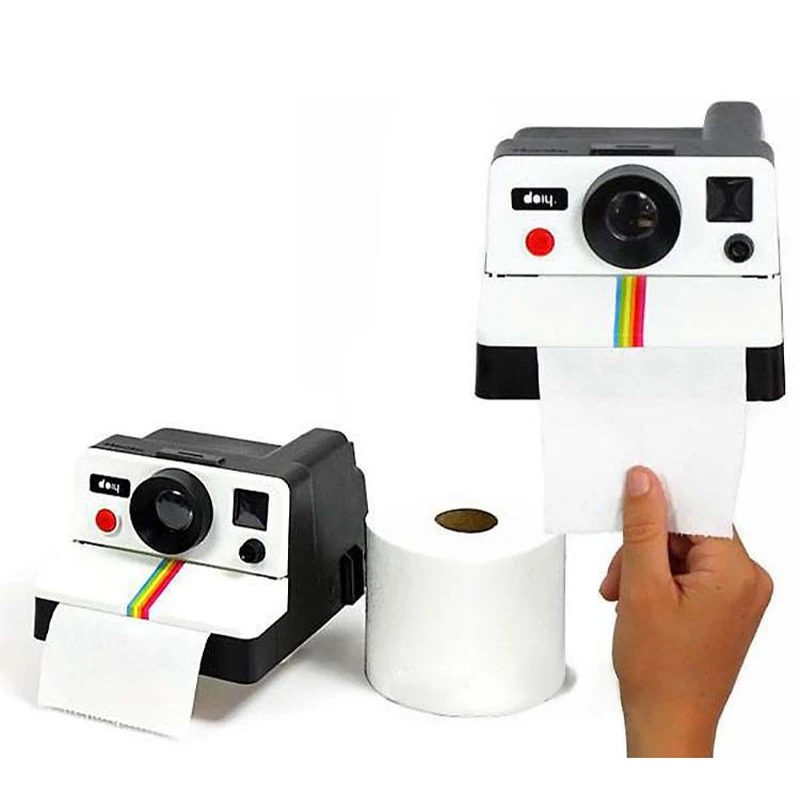 Retro Camera Toilet Paper Roll Holder Wall Mounted Toilet Paper Holder Paper Dispenser for Bathroom Tissue , toilette appareil 3