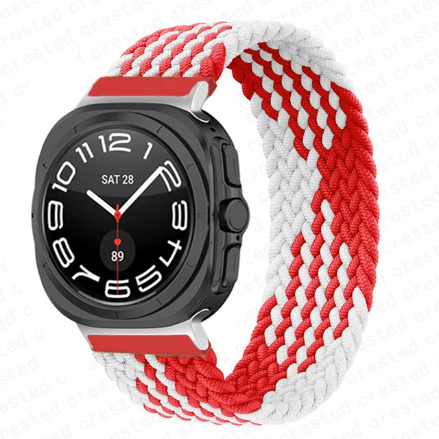 Braided Nylon Solo Loop Watch Strap - Ultra 47mm Band Accessory