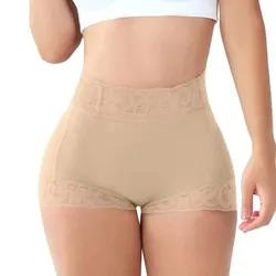 Colombian Tummy Control Hourglass Shapewear - Women's Butt Lifting Waist Trainer Shorts - XXXL (Skin)