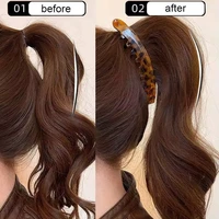 Pince à cheveux en écaille de tortue, épingle à cheveux en forme de poisson pour femmes, accessoires pour cheveux, pinces à torsion, barrettes pour queue de cheval, coiffes 5