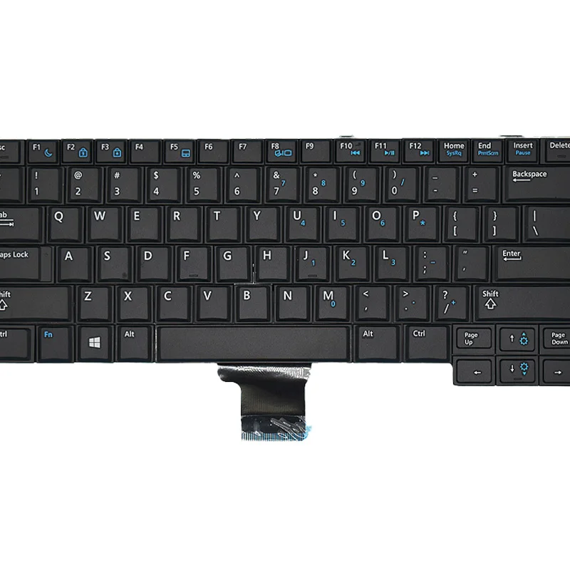 New Eua Inglês Teclado do Portátil para Dell Latitude E7440 E7420 E7240 E7420d 00k1c8 V141025ar1 Nsk-ld0bc Pk130vn1b05 127000 - Imagem 2