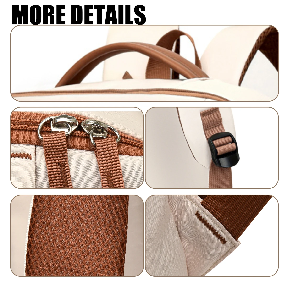 Women's Backpack, Business Trip Backpack, Travel Large-Capacity Multi-Functional Expandable Computer Bag, School Bag, College Student, High School Student