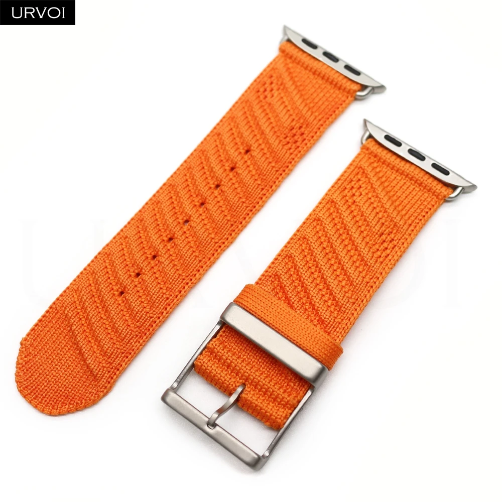 URVOI Ocean Waves Pattern Strap with Custom Buckle