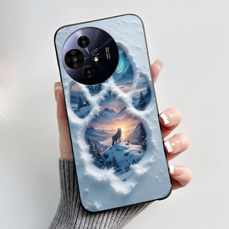 Luxury Cute Love Rabbit Black Soft Silicone Shockproof Phone Case Cover