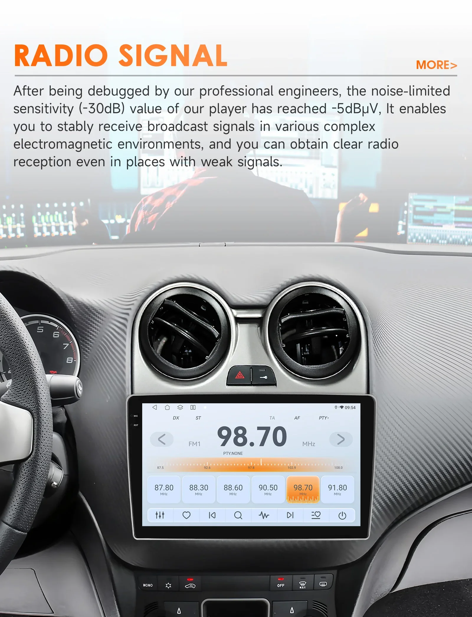4G 8Core Android 14 Autoradio Autoradio für Alfa Romeo MiTo 955 2008-2016 Multimedia von Snapdragon 6115 Carplay 2din 360 Kamera – Detail 20