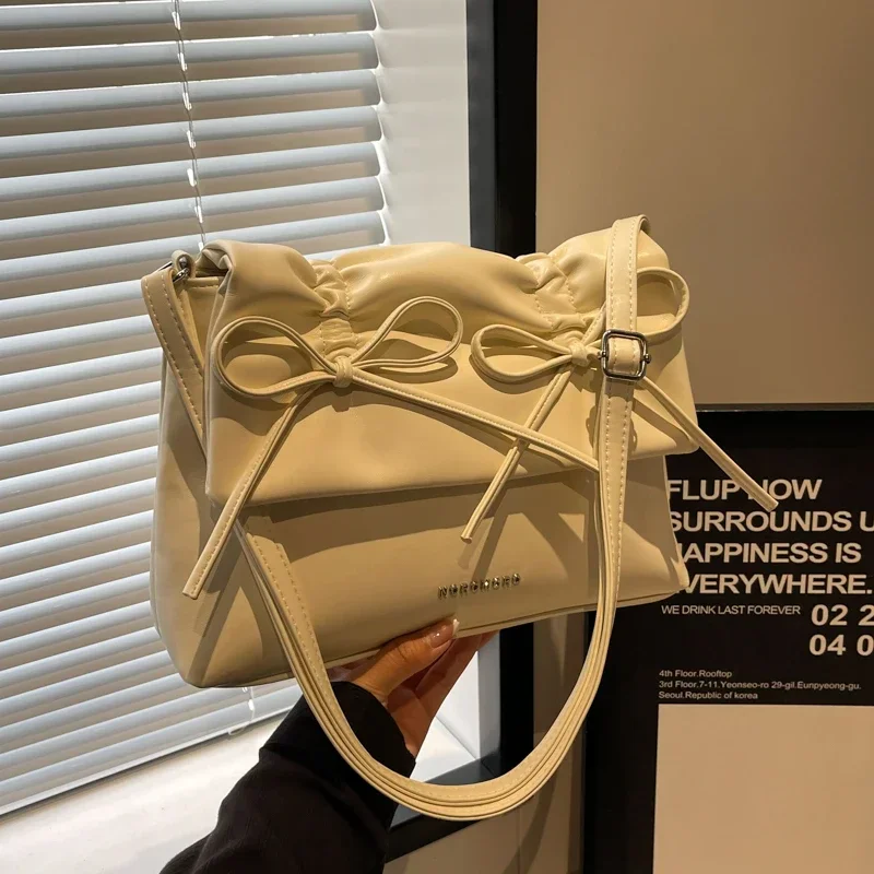 

Сумки через плечо с внутренним карманом на молнии, прошитыми нитями, однотонные сумки 2024, высококачественные сумки для женщин, женские Сумки из искусственной кожи с откидным карманом