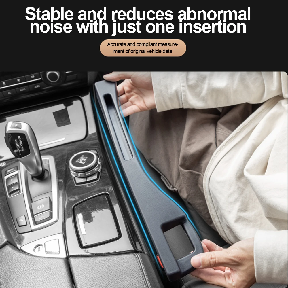 

Наполнитель для зазора в сиденье автомобиля, органайзер с боковым швом и пробкой, герметичный наполнитель с отверстиями для ремня безопасности, карманы для хранения, аксессуары для интерьера