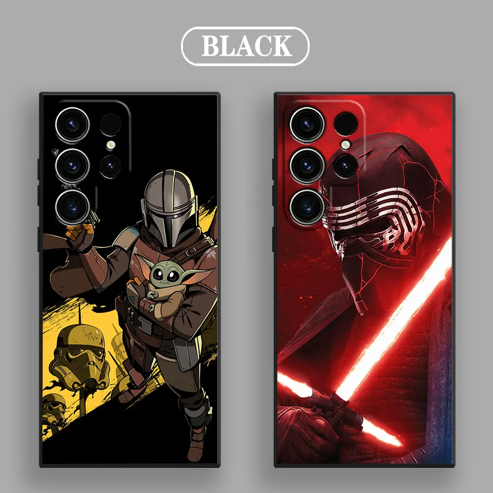 Galaxy-Themed Soft Phone Case - The Last Jedi Design